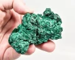 3.14" CHATOYANT FIBROUS MALACHITE Mindingi Mine, Congo Q865