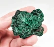 2.16" CHATOYANT FIBROUS MALACHITE Mindingi Mine, Congo Q861