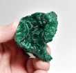2.16" CHATOYANT FIBROUS MALACHITE Mindingi Mine, Congo Q872