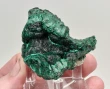 2.16" CHATOYANT FIBROUS MALACHITE Mindingi Mine, Congo Q872
