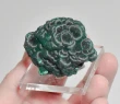 1.92" CHATOYANT FIBROUS MALACHITE Mindingi Mine, Congo Q871