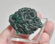 1.92" CHATOYANT FIBROUS MALACHITE Mindingi Mine, Congo Q871