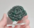 1.92" CHATOYANT FIBROUS MALACHITE Mindingi Mine, Congo Q871