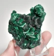 2.32" CHATOYANT FIBROUS MALACHITE Mindingi Mine, Congo Q870