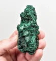 3.30" CHATOYANT FIBROUS MALACHITE Mindingi Mine, Congo Q868