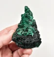 2.91" CHATOYANT FIBROUS MALACHITE Mindingi Mine, Congo Q867