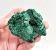 2.59" CHATOYANT FIBROUS MALACHITE Mindingi Mine, Congo Q873
