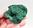 2.59" CHATOYANT FIBROUS MALACHITE Mindingi Mine, Congo Q873