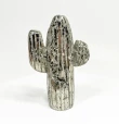 4.56" Polished PYRITE Desert CACTUS Huanzala mine, Peru T803