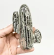 4.84" Polished PYRITE Desert CACTUS Huanzala mine, Peru T802