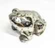 2.75" Polished PYRITE CRYSTAL FROG Carving Huanzala mine, Peru T808