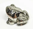 2.75" Polished PYRITE CRYSTAL FROG Carving Huanzala mine, Peru T808