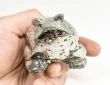 2.75" Polished PYRITE CRYSTAL FROG Carving Huanzala mine, Peru T808