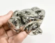2.99" Polished PYRITE CRYSTAL FROG Carving Huanzala mine, Peru T812