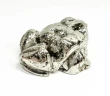 2.99" Polished PYRITE CRYSTAL FROG Carving Huanzala mine, Peru T812