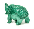 4.13" Beautiful POLISHED MALACHITE ELEPHANT Animal Carving - Congo mc436