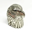 3.14" Polished PYRITE EAGLE BUST Carving Huanzala Mine Peru T814