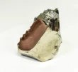 3.38" Polished PYRITE Standing SCULPTURE Carving Huanzala Mine Peru T820