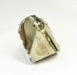 3.38" Polished PYRITE Standing SCULPTURE Carving Huanzala Mine Peru T820