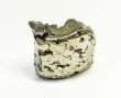 2.81" Polished PYRITE Standing SCULPTURE Carving Huanzala Mine Peru T821