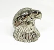 3.11" Polished PYRITE EAGLE BUST Carving Huanzala Mine Peru T817