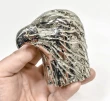 3.14" Polished PYRITE EAGLE BUST Carving Huanzala Mine Peru T816