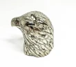 3.14" Polished PYRITE EAGLE BUST Carving Huanzala Mine Peru T816