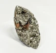 4.76" Polished PYRITE Standing SCULPTURE Carving Huanzala Mine Peru T826