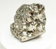 5.86" Polished PYRITE Standing SCULPTURE Carving Huanzala Mine Peru T828