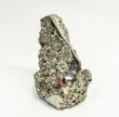 3.97" Polished PYRITE Standing SCULPTURE Carving Huanzala Mine Peru T825