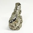 3.97" Polished PYRITE Standing SCULPTURE Carving Huanzala Mine Peru T825
