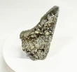 3.97" Polished PYRITE Standing SCULPTURE Carving Huanzala Mine Peru T825