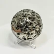 2.87" Polished PYRITE CRYSTAL SPHERE With Stand Huanzala Mine Peru T837