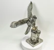 Massive XXL Hand-Carved & Polished PYRITE EAGLE sculpture Peru T857