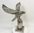 Massive XXL Hand-Carved & Polished PYRITE EAGLE sculpture Peru T858