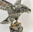 Massive XXL Hand-Carved & Polished PYRITE EAGLE sculpture Peru T858