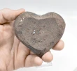 3.22" AMETHYST CRYSTAL HEART With Stand - Polished Sides - Uruguay Q937