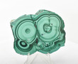 2.95" POLISHED MALACHITE Stalactite Slice / Slab With Stand - Congo T106