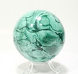 2.87" POLISHED MALACHITE SPHERE With Stand "Video" - Congo E570