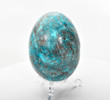 2.91" POLISHED SHATTUCKITE EGG With Stand "Video" Tantara Mine, Congo S320