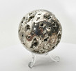 2.71" GOLDEN Polished PYRITE SPHERE With Stand - Peru P450