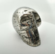 3.70" GOLDEN Polished PYRITE SKULL Carving - Peru P433