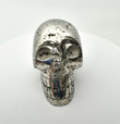 3.70" GOLDEN Polished PYRITE SKULL Carving - Peru P433