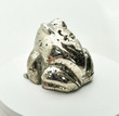 3.66" GOLDEN Polished PYRITE FROG Animal Carving - Peru P429