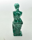 8.66" Polished MALACHITE Venus De Milo Sculpture Statue Carving - Congo mc603