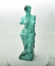 10.23" Polished MALACHITE Venus De Milo Sculpture Statue Carving - Congo mc601