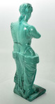 10.23" Polished MALACHITE Venus De Milo Sculpture Statue Carving - Congo mc601