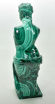 10.23" Polished MALACHITE Venus De Milo Sculpture Statue Carving - Congo mc602