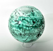 5.31" Beautiful POLISHED MALACHITE SPHERE With Stand - No Filler Congo E565