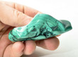 2.87" POLISHED BULLSEYE MALACHITE - Congo A695
